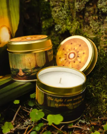 The Candle in the Beautiful Tin